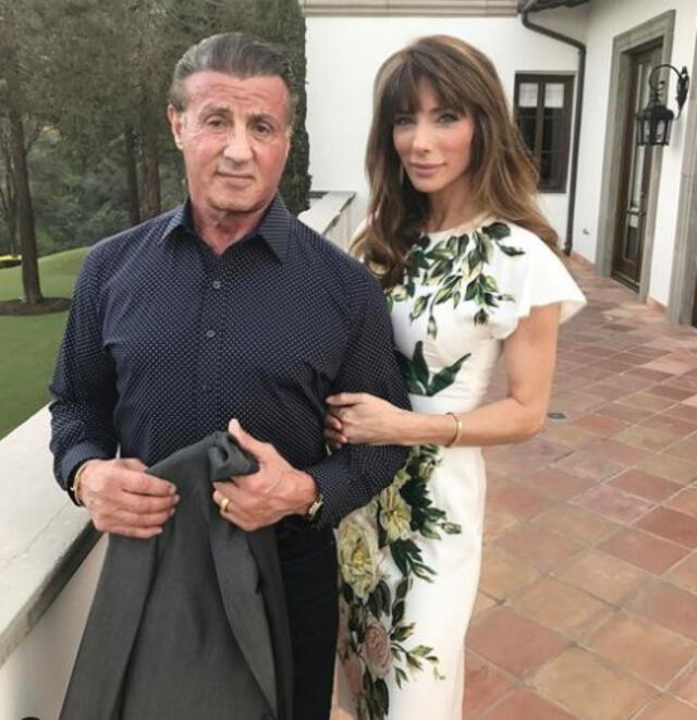 Sylvester Stallone y Jennifer Flavin