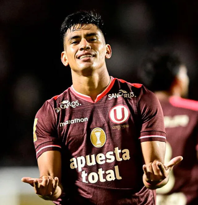 José Rivera es uno de los goleadores de Universitario en la temporada. Foto: Universitario.   