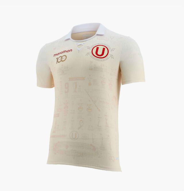  Así es la camiseta oficial de Universitario por su centenario. Foto: Universitario   