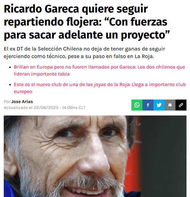 Reacción de la prensa chilena a las declaraciones de Gareca. Foto: Redgol Reacción de la prensa chilena a las declaraciones de Gareca. Foto: Redgol