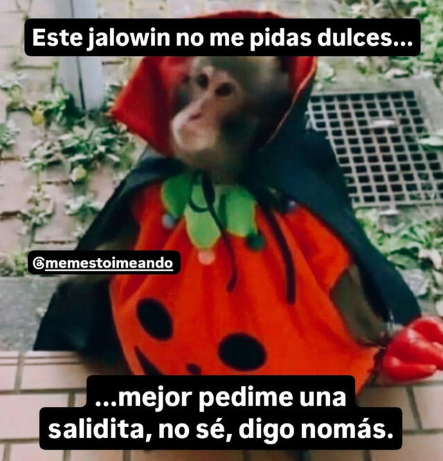  Usuarios compartieron divertidos memes en Halloween. Foto: X    