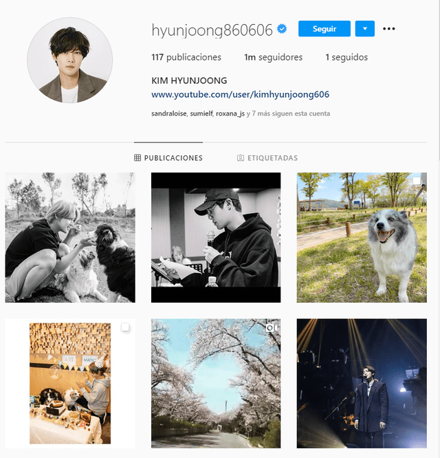 Kim Hyun Joong en Instagram