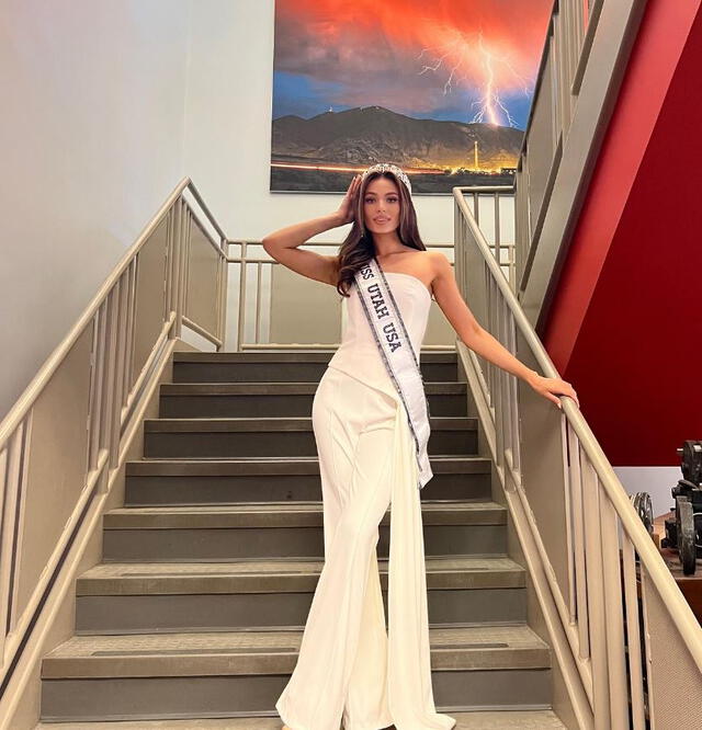  Noelia Voigt es miss Utah en el concurso Miss USA 2023. Foto: @noeliavoigt/IG<br><br>    