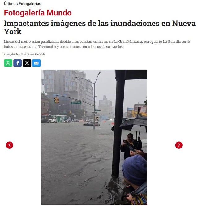 <em> Foto galería de La Prensa publicado el 29 de septiembre de 2025. Foto: captura de pantalla</em>   