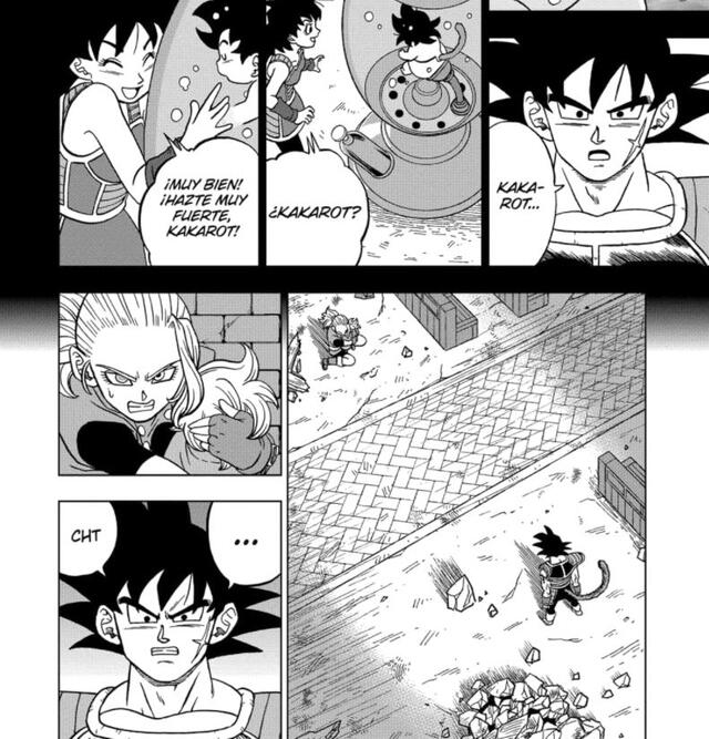 Bardock recordó cuando Goku nació y la conversación que tuvo con Gine. Foto: Shueshia