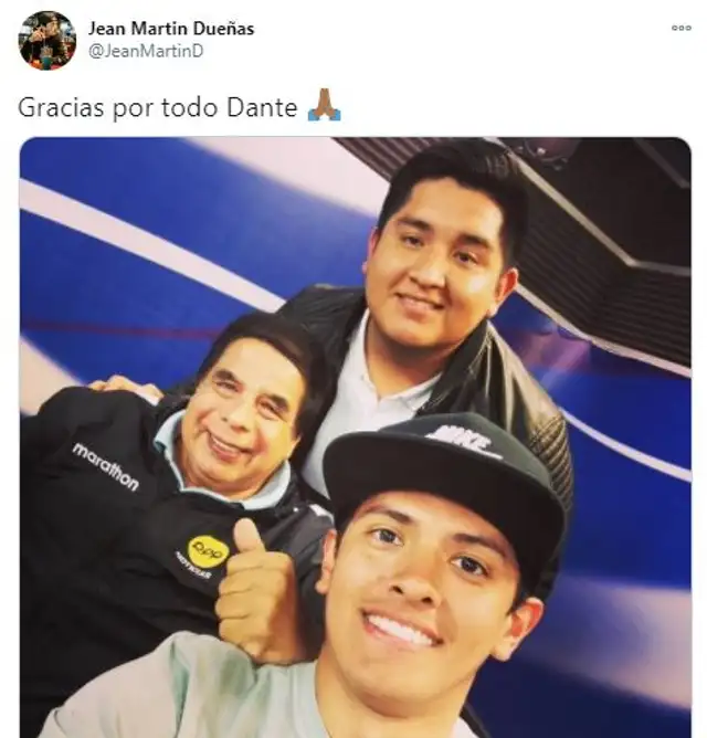 El legado de Dante a la prensa se ha dejado sentir tras su sensible muerte. Foto: Twitter