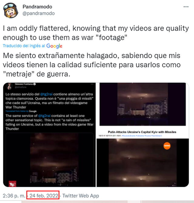 Tuit. Foto: captura en Twitter / Pandramodo.