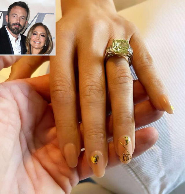 Jennifer Lopez revela el romántico mensaje que Ben Affleck grabó en su anillo de compromiso
