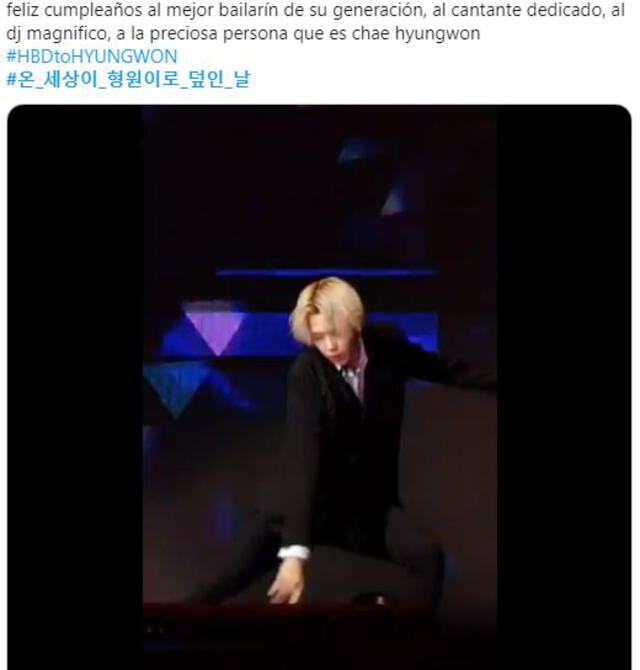 MONBEBE celebra el cumpleaños de Hyungwon de MONSTA X.