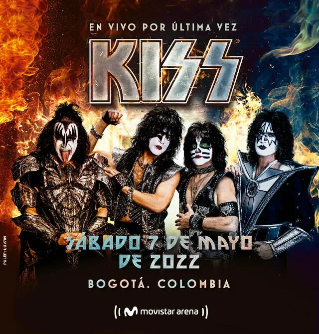 Kiss en Colombia 2021