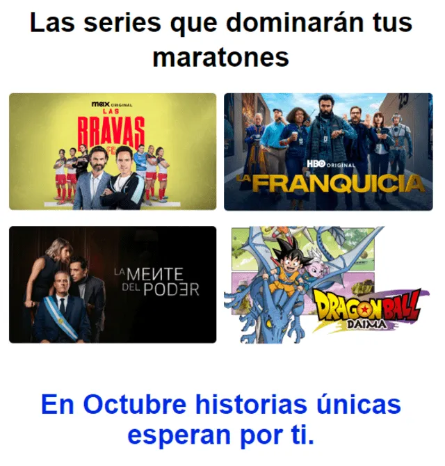  Además de Crunchyroll, ‘Dragon Ball Daima’ podría verse en Max en Latinoamérica, tal como lo muestra un correo a los suscriptores. Foto: captura    