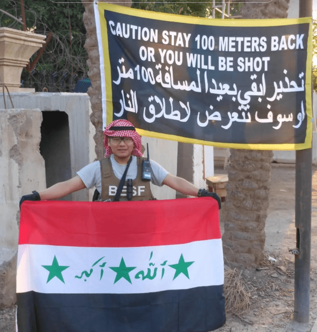 Michael Vásquez viajó a Irak a servir en la guerra. Foto: archivo Michael Vásquez Michael Vásquez viajó a Irak a servir en la guerra. Foto: archivo Michael Vásquez