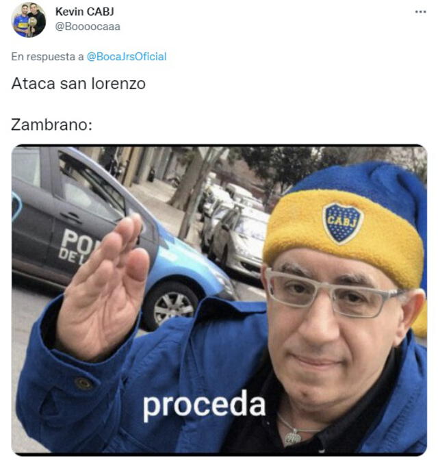 Memes de Boca Juniors vs San Lorenzo. Foto: captura de @Boooocaaaa