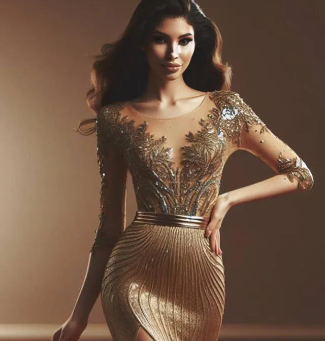 Un vestido ceñido y con transparencias te aporta un estilo sexy y deslumbrante. Foto: Bing 
