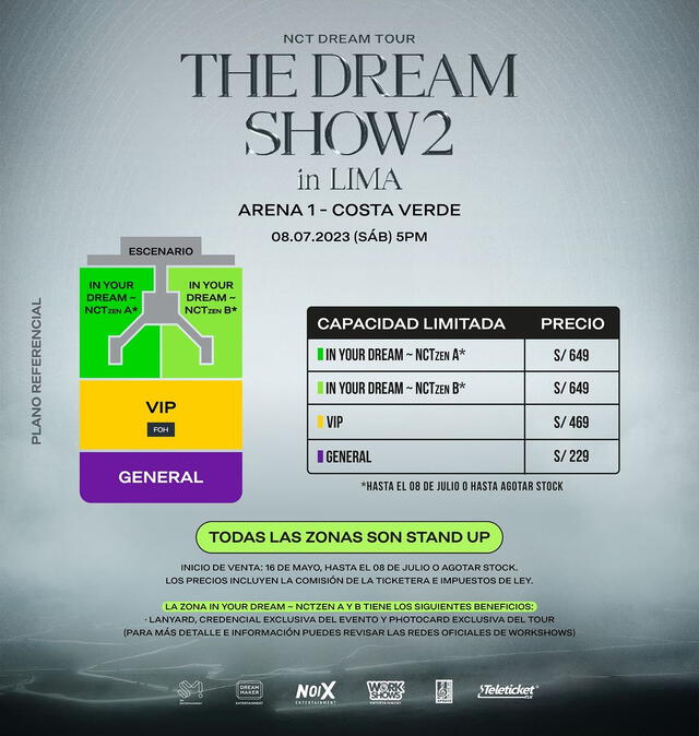  NCT Dream en Perú: precio de entradas y zonas del concierto en Lima. Foto: Instagram/Work Shows   