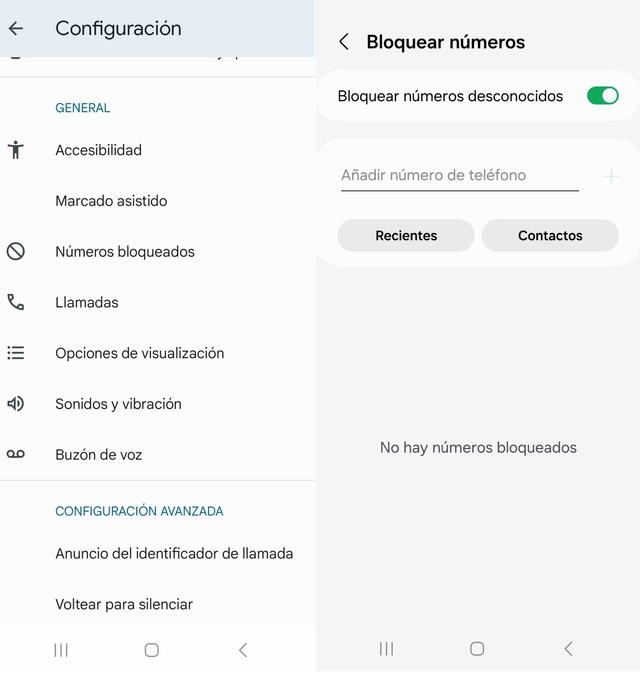   Así bloqueas en Android. Foto: La República   