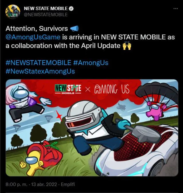 PUBG: NEW STATE × Among Us