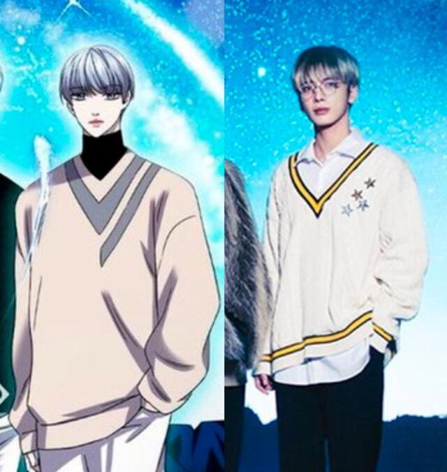 TXT en The star seekers. Foto: Webtoon/HYBE