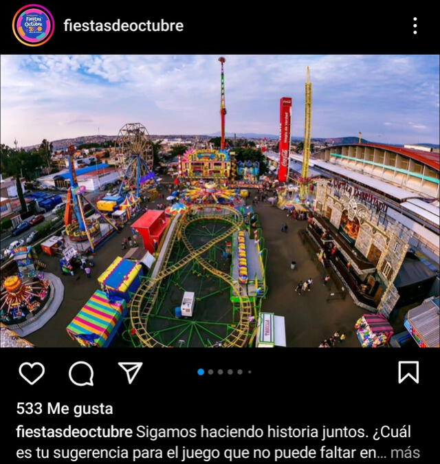 Fiestas de Octubre 2024 ¡Prepárate para vivir una experiencia única de música y cultura en Guadalajara! Foto: Instagram fiestasdeoctubre   