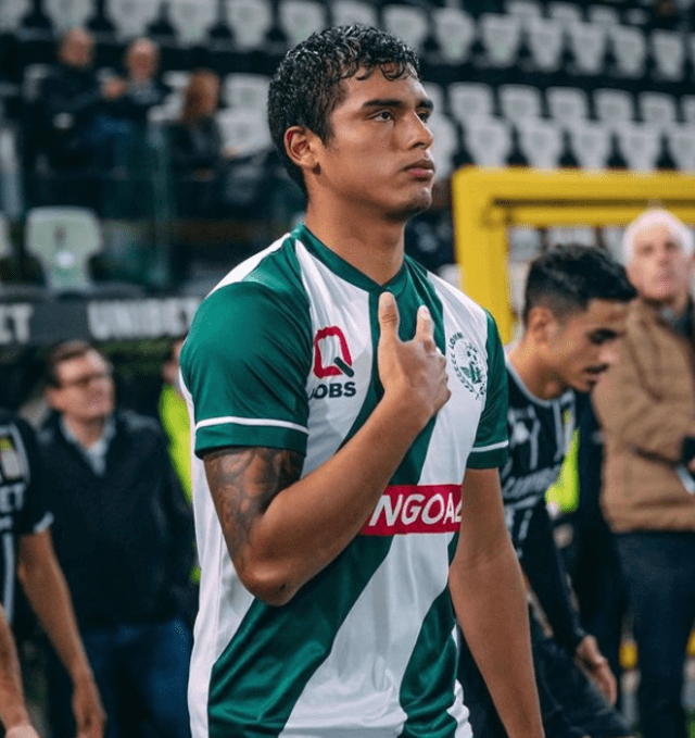 Kluiverth Aguilar juega en la segunda división de Bélgica. Foto: Lommel SK
