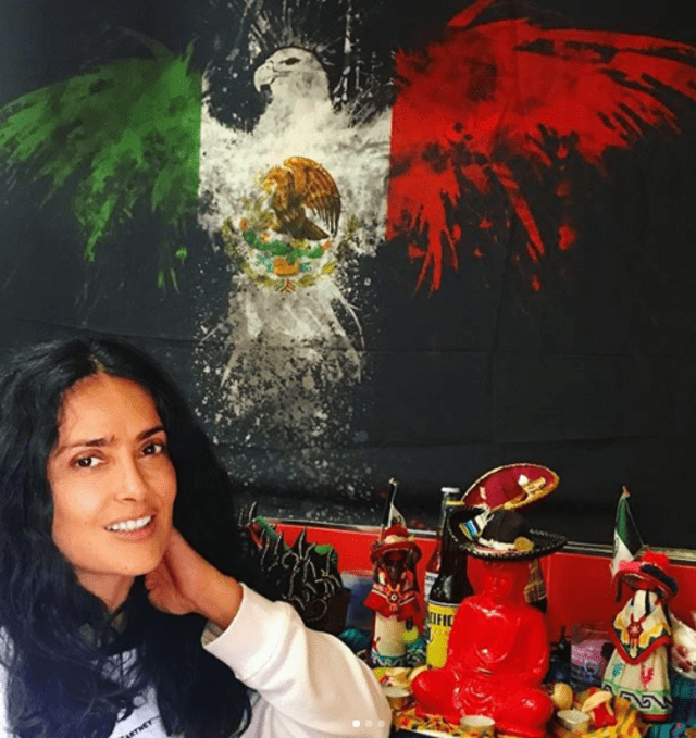 Salma Hayek muestra orgullosa sus raíces mexicanas. Foto: Instagram