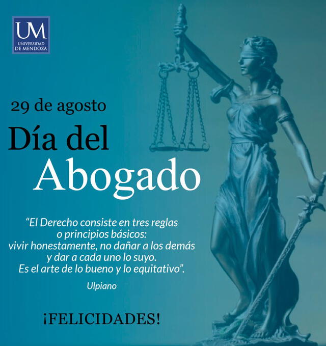 Día del Abogado, celebración en Argentina. Foto: Universidad de Mendoza