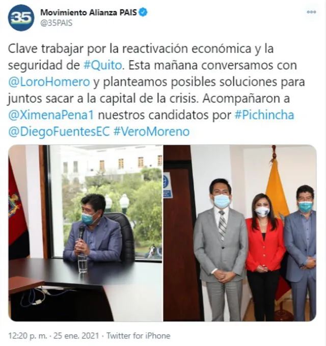 Peña denuncia una manipulación de los medios en favor del trío de candidatos que destacan en las encuestas. Foto: captura de Twitter
