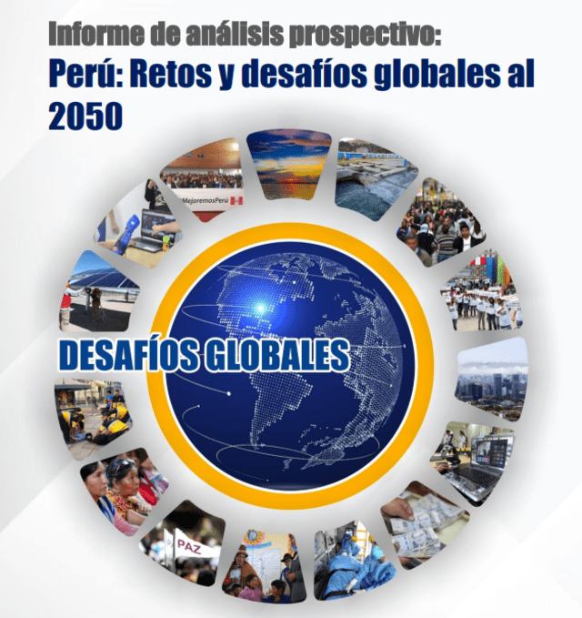  Informe del Ceplan de Perú para 2050. Foto: Ceplan.   
