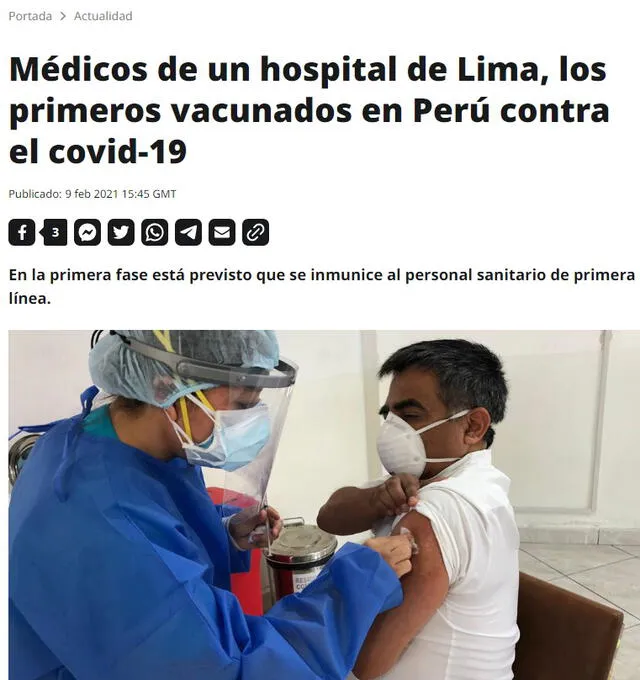 RT se hizo eco de la noticia del día en Perú. Foto: captura de pantalla