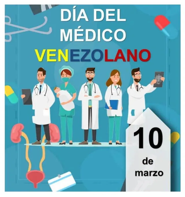 El Día del Médico en Venezuela se conmemora cada 10 de marzo. Foto: difusión de X