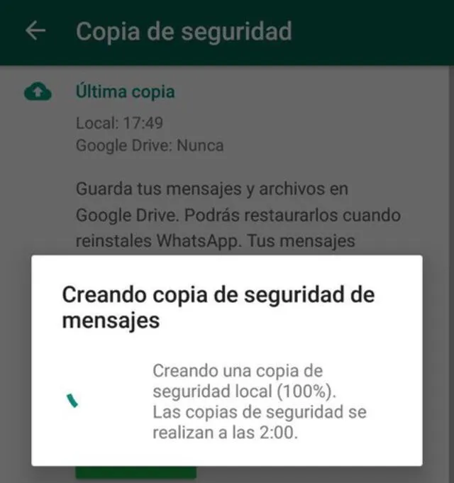 La copia de seguridad de WhatsApp te puede salvar la vida en estos casos. Foto: Xataka Android