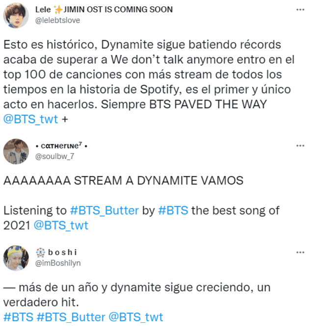 BTS Dynamite Spotify