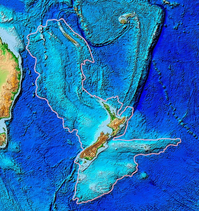  Topografía de Zelandia. Foto: NOAA   