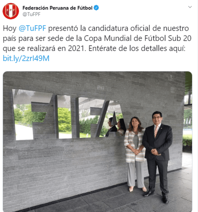 FIFA terminó dándole a Perú la responsabilidad de organizar el Mundial Sub-17.