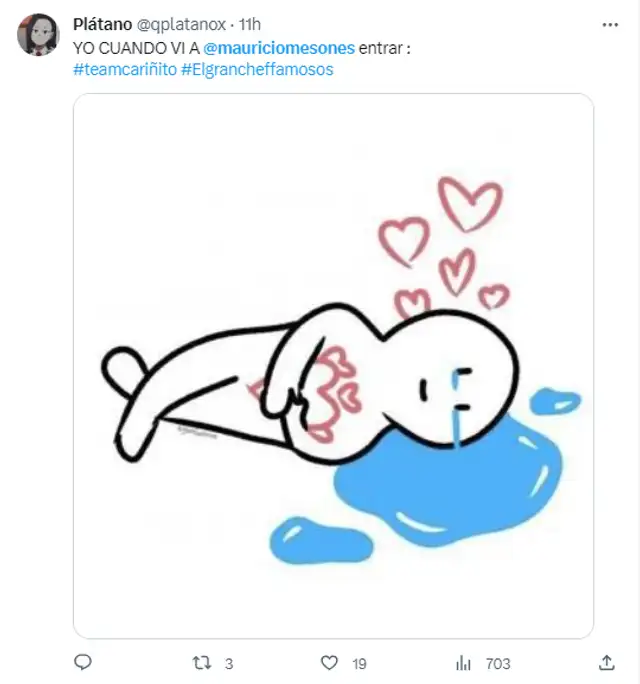 El cantante reaccionó a los memes de sus seguidores. Foto: Twitter 