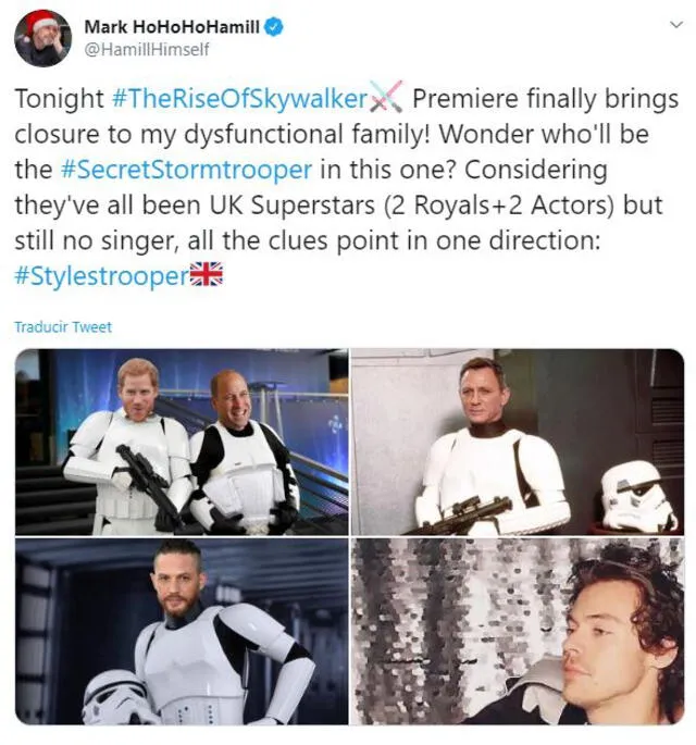Harry Styles como stormtrooper