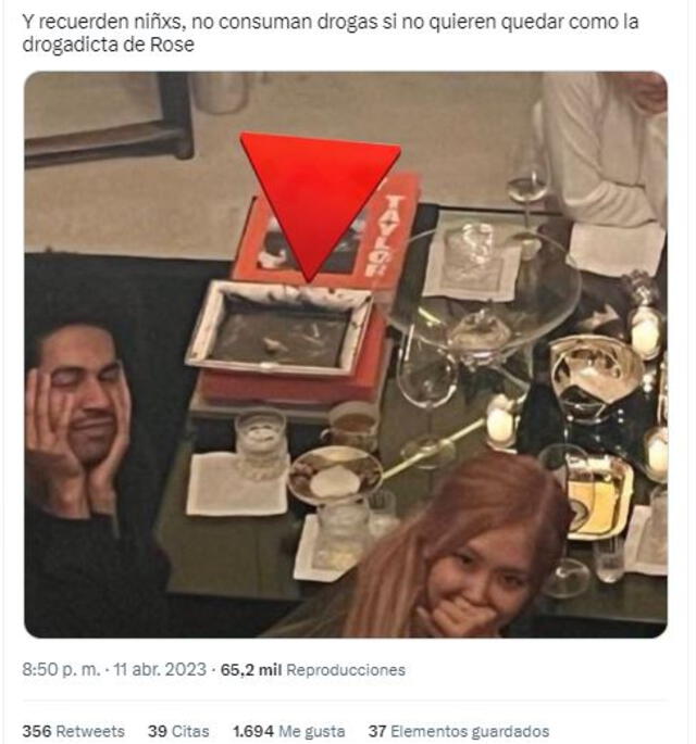 Usuarios atacan a Rosé de BLACKPINK. Foto: captura de Twitter   