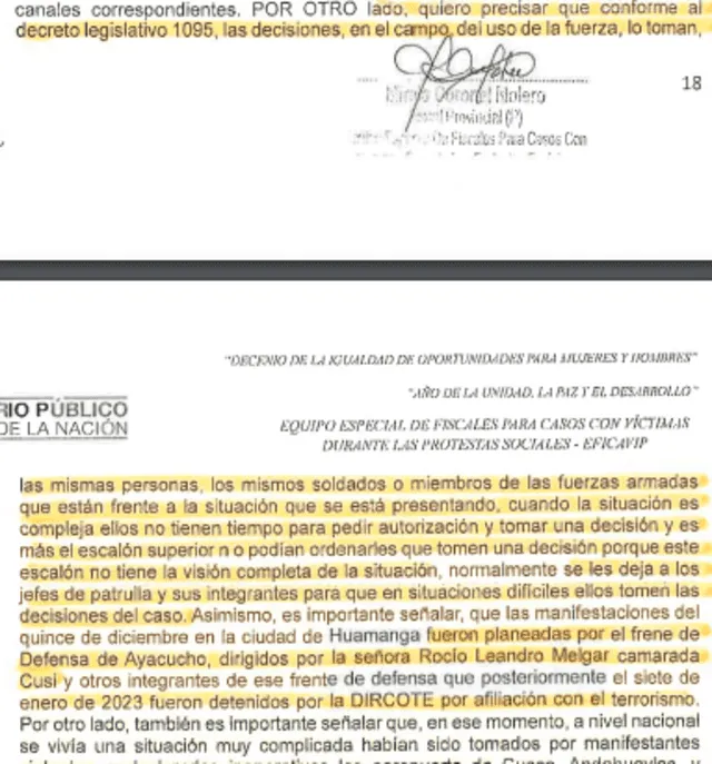  Periodista difundió las respuestas del general de brigada del Ejército. Fuente: Alonso Ramos   