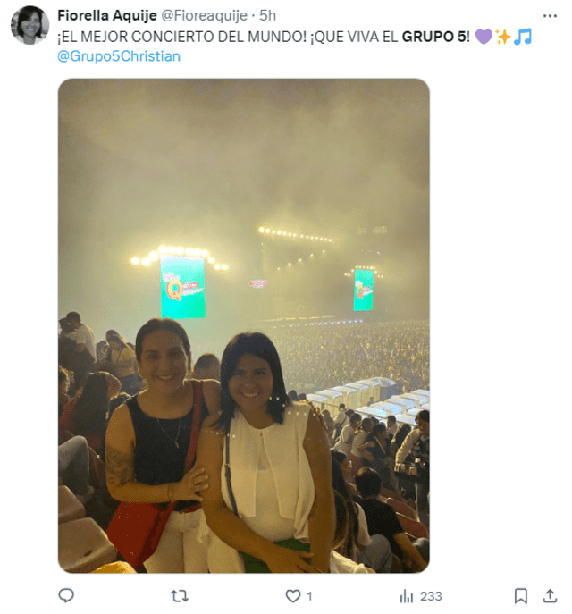  Seguidores comentaron su experiencia tras el concierto. Foto: Captura de X, antes Twitter.   