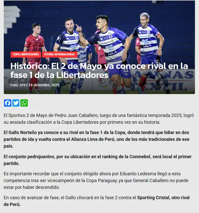 Así reaccionó la prensa paraguaya. Foto: Versus Así reaccionó la prensa paraguaya. Foto: Versus