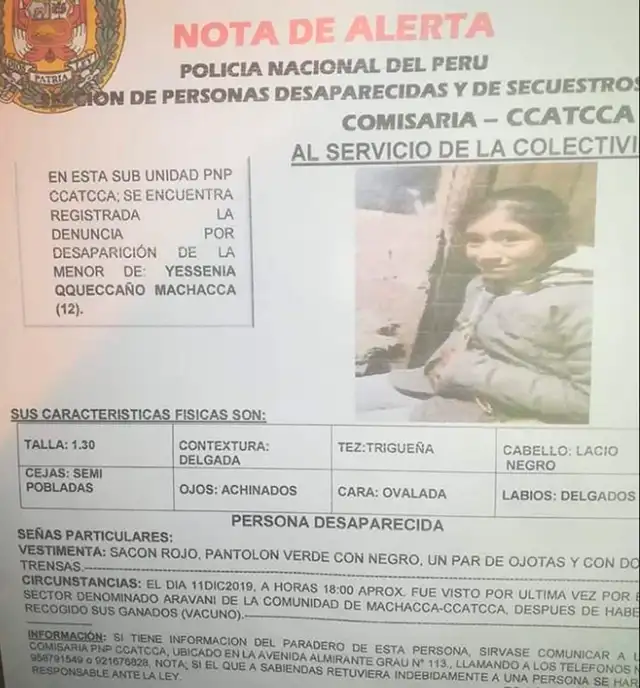 Nota de alerta.