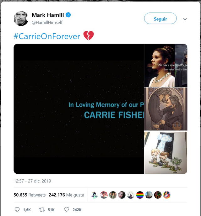 carrie fisher tribute