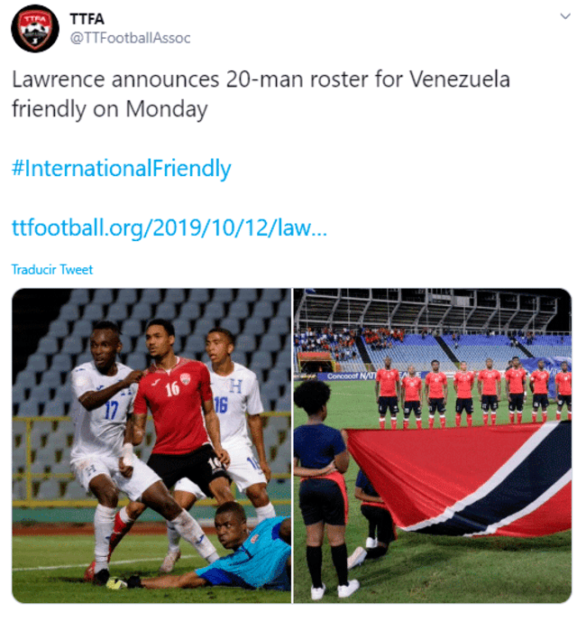 Venezuela vs. Trinidad y Tobago