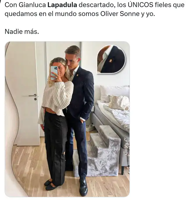  Divertidos memes sobre el ampay de Gianluca Lapadula. Foto: X    