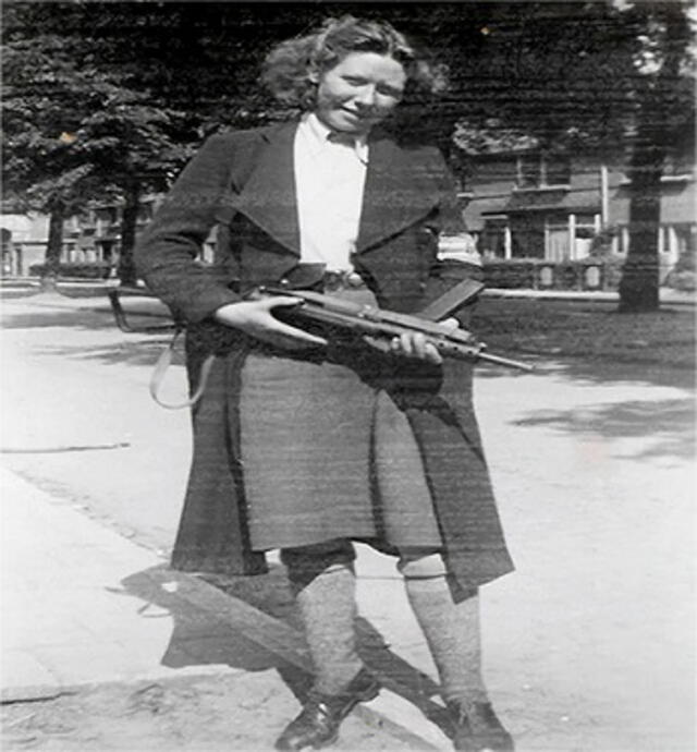 Hannie Schaft se convirtió en una una prominente luchadora comunista. Foto: North Holland Archives