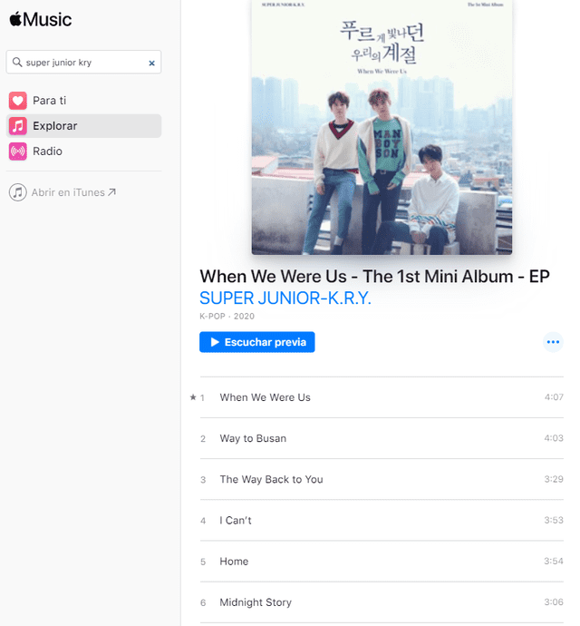 SUPER JUNIOR-KRY en iTunes.