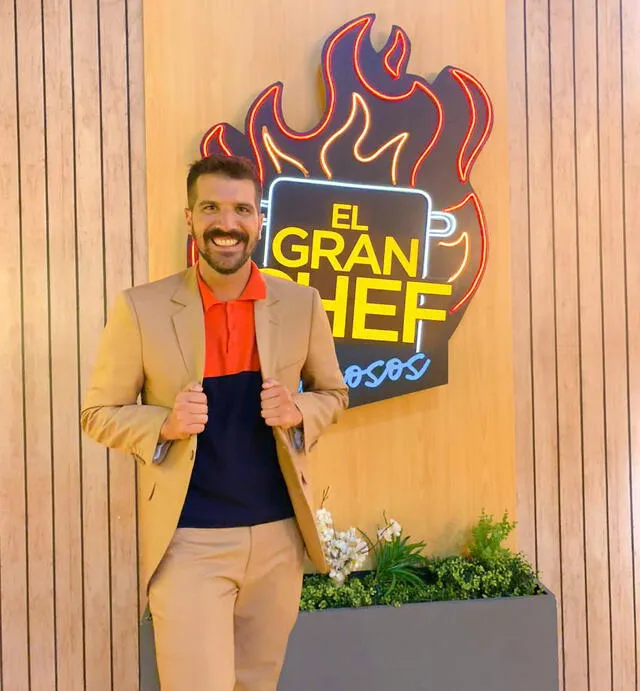 José Peláez fue presentado como el conductor de "El gran chef: famosos". Foto: Latina Televisión 