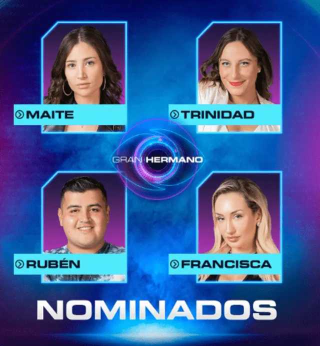  Nominados de la semana en Gran hermano Chile y este domingo 16 de julio, uno de ellos quedará eliminado. Foto: Instagram/Gran hermano Chile 