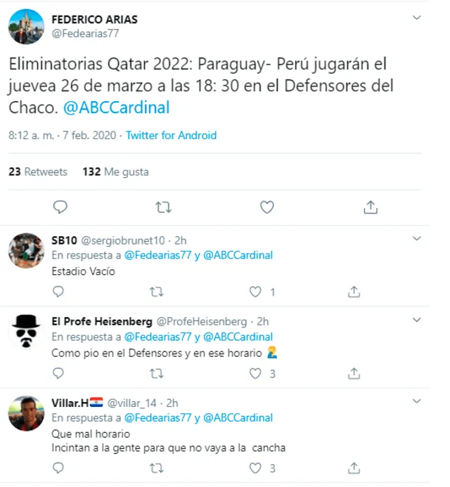 Selección peruana choca este 26 de marzo ante Paraguay.