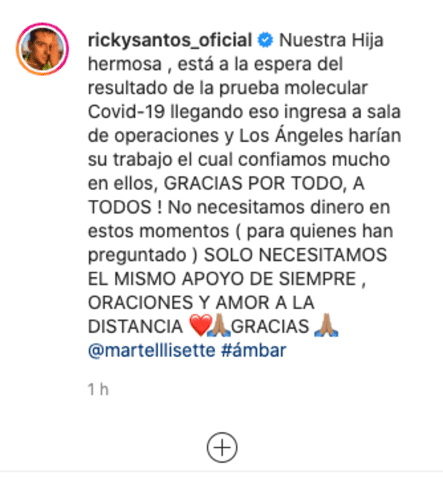 Ricky Santos de Yo Soy en Instagram